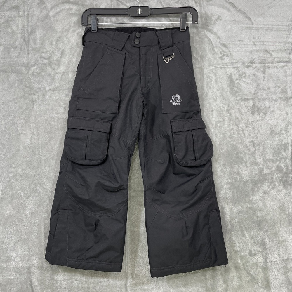 Sims Boys Youth Size S Snowboarding Pants‎ Winter Outdoor Ski Black Insulated
